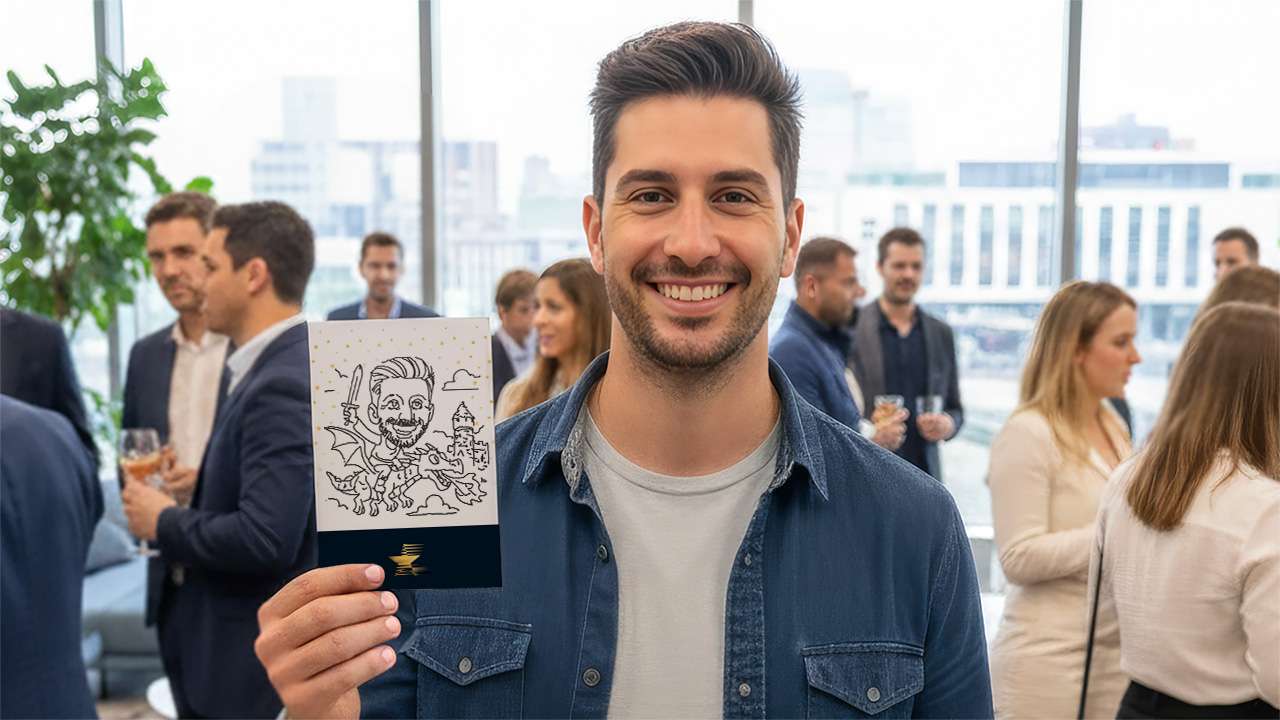 AI Sketching Robots are High Demand Attractions at Corporate Events Rent AI Sketching Robots for Tri-State Corporate Events