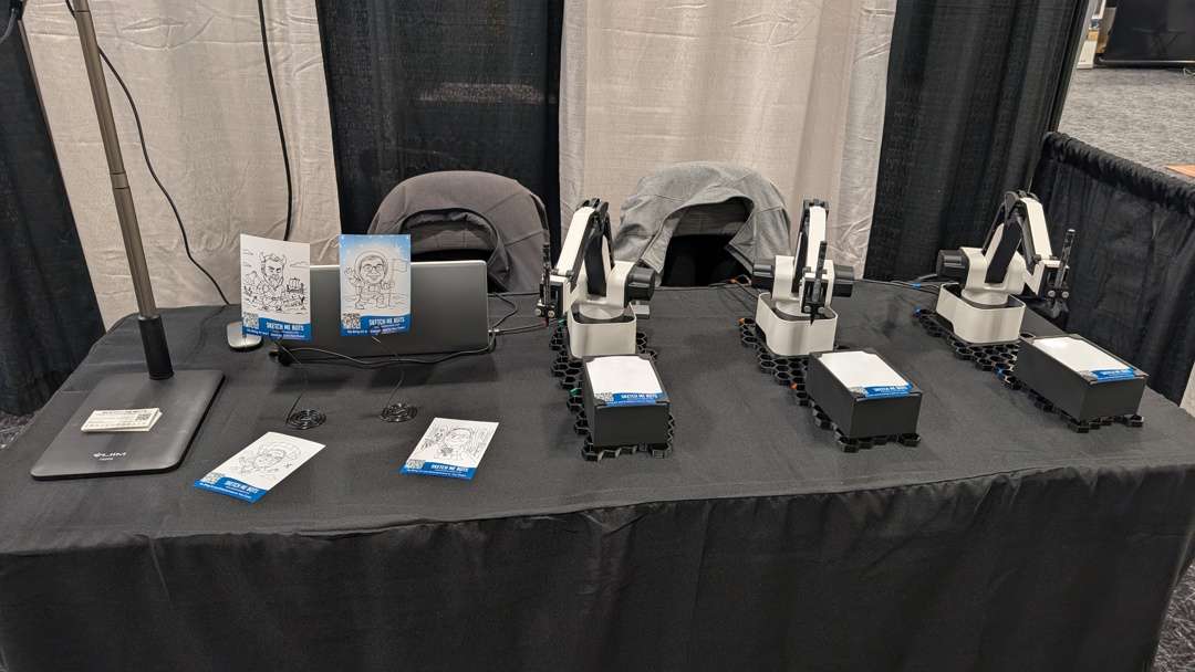 AI Sketching Robots Rentals are Popular at Weddings in the Tri-State Area AI Sketching Robots Rentals