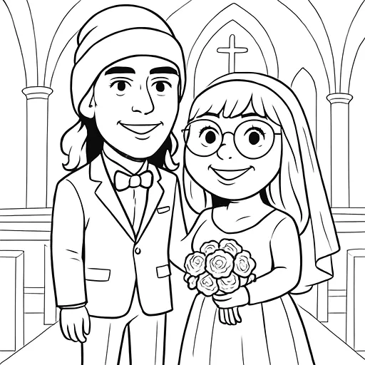 Wedding Favor Sketch Me Bots