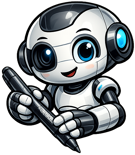 sketching robots icon mascot