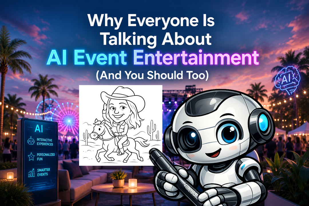 sketching robots rental for events and trade shows